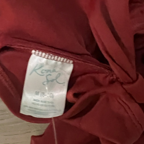 🔵 Ring Crossover Ruched Full Coverage One Piece Swimsuit - Kona Sol™ MED NWT - Picture 7 of 10